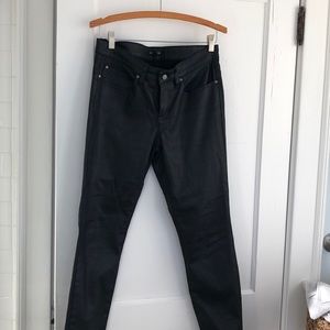 Eileen Fisher - waxed cotton skinny jean- 10